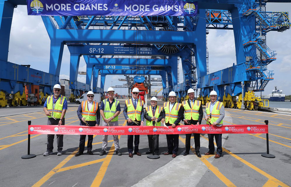 fit-celebrates-start-of-operations-of-three-new-super-post-panamax-cranes-at-port-everglades